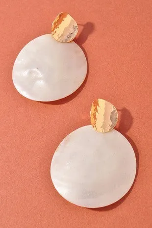 Shell Statement Earring