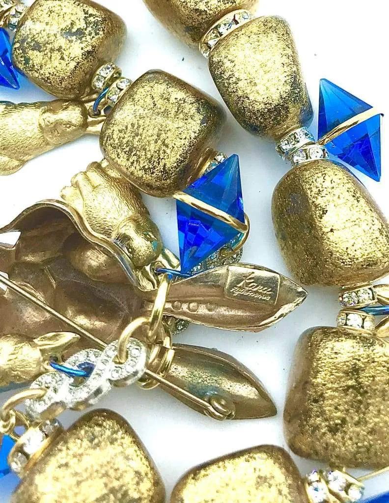 SILLY RABBIT OOAK STATEMENT NECKLACE