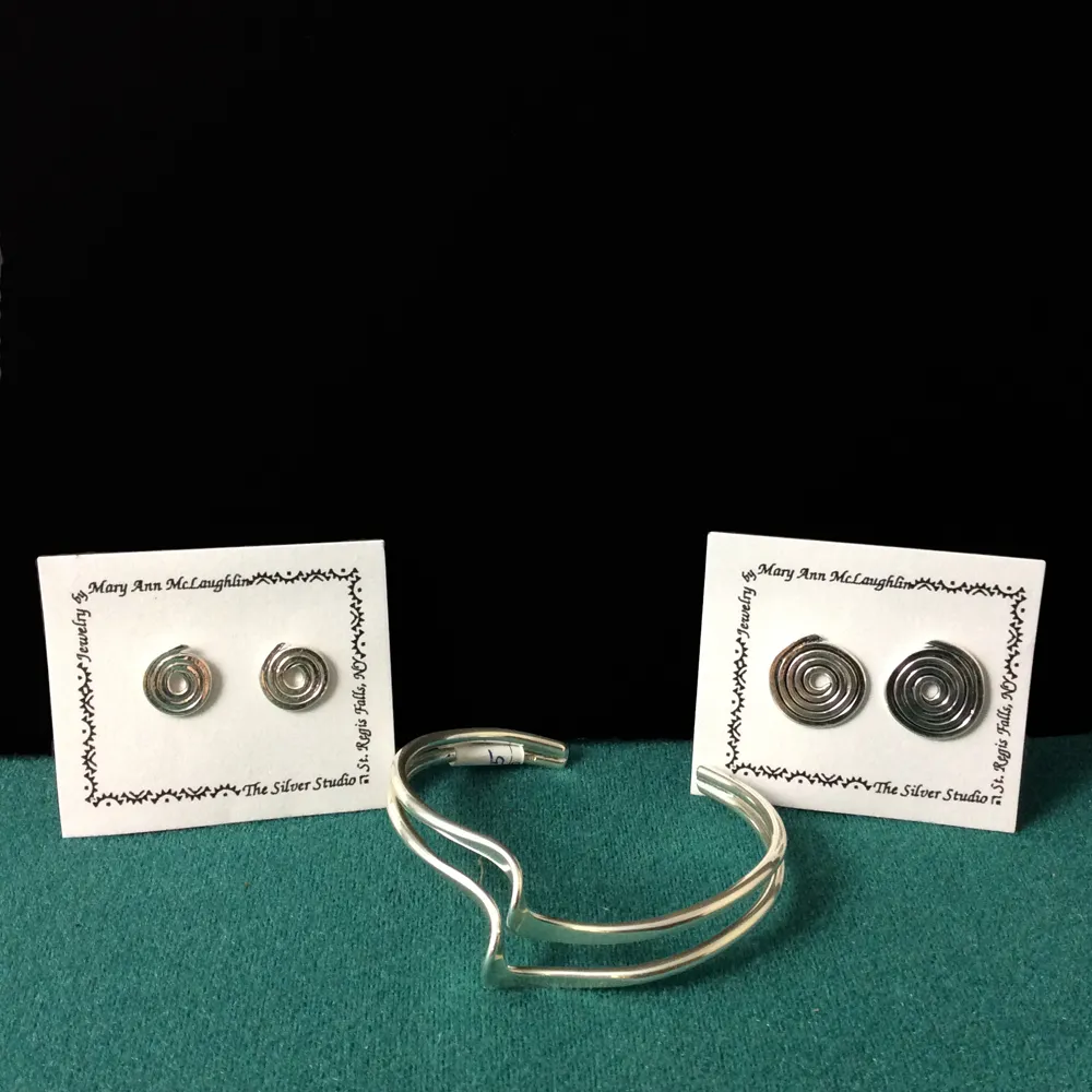 Silver Spiral “Coil” Jewelry