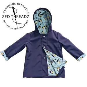 Soft Shell Duffle Coat - Licensed fabric Lining