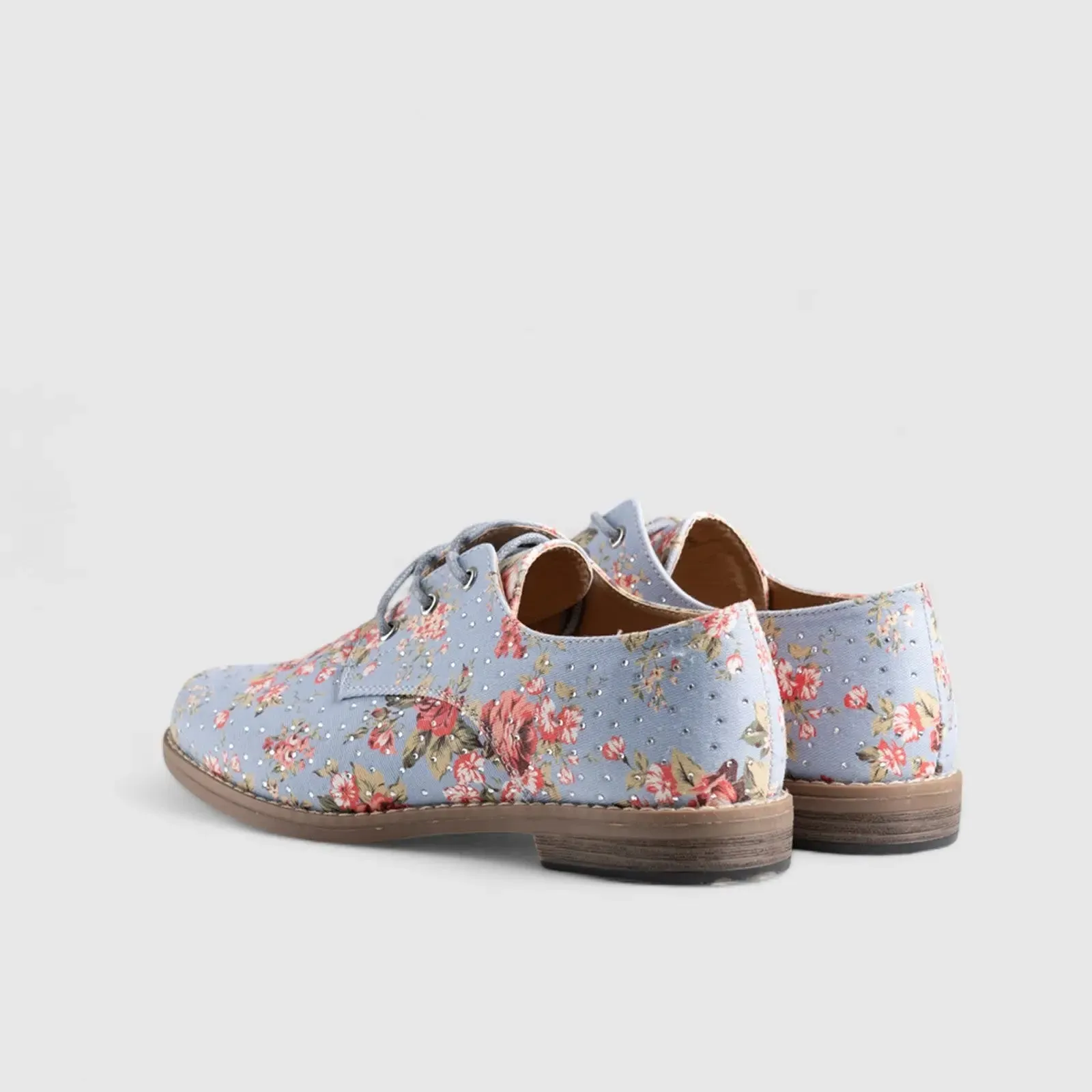 Soft Style Tywin Oxfords Denim Floral 01456