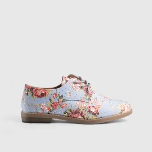 Soft Style Tywin Oxfords Denim Floral 01456
