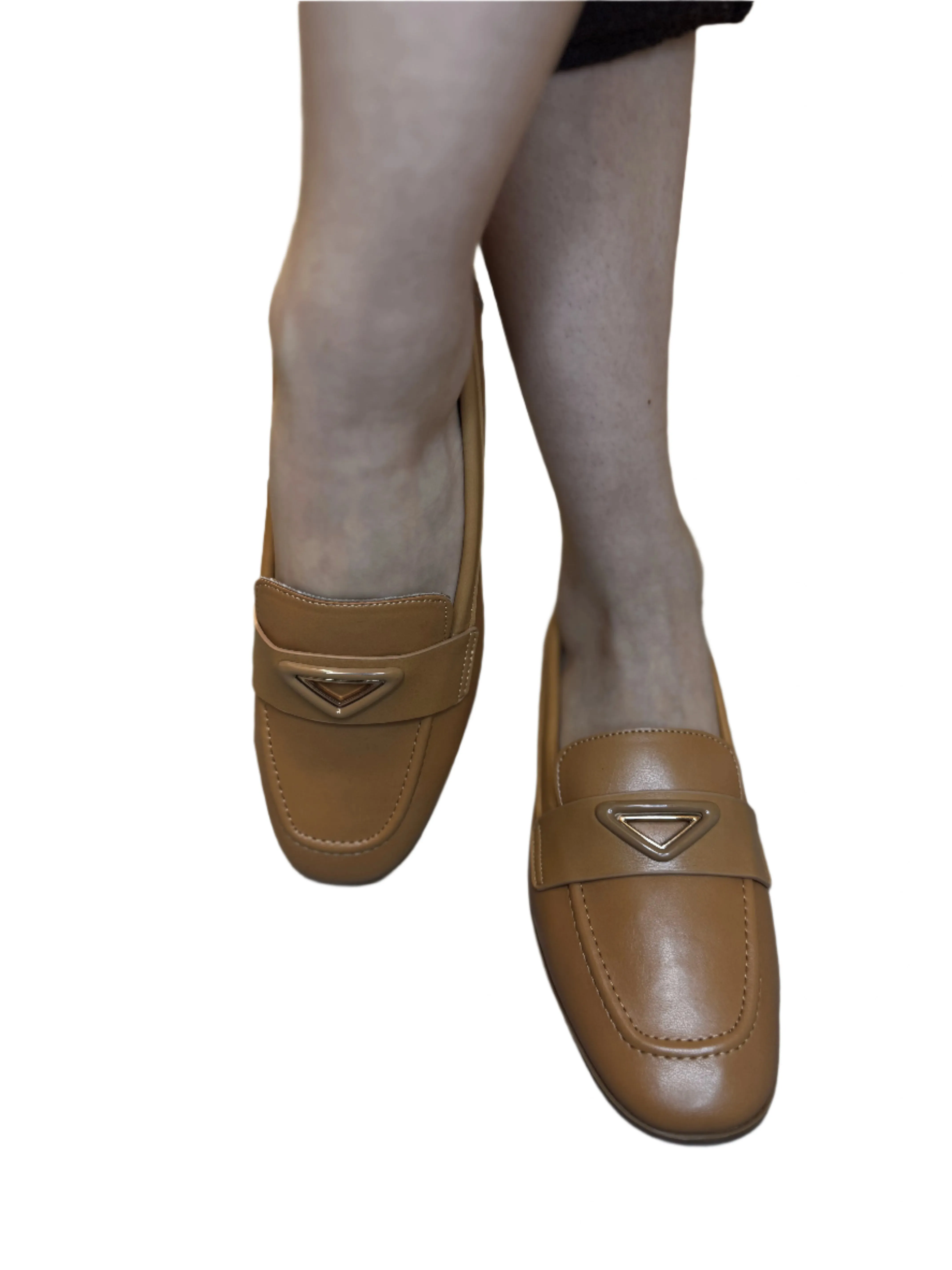 SQUARE TOE SLIDE IN LOAFER WITH METAL DETAIL STAKES-01