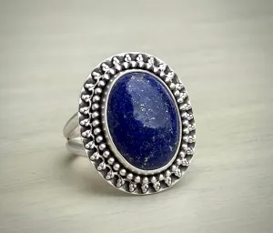 •Starry Night• Lapis Lazuli Ring