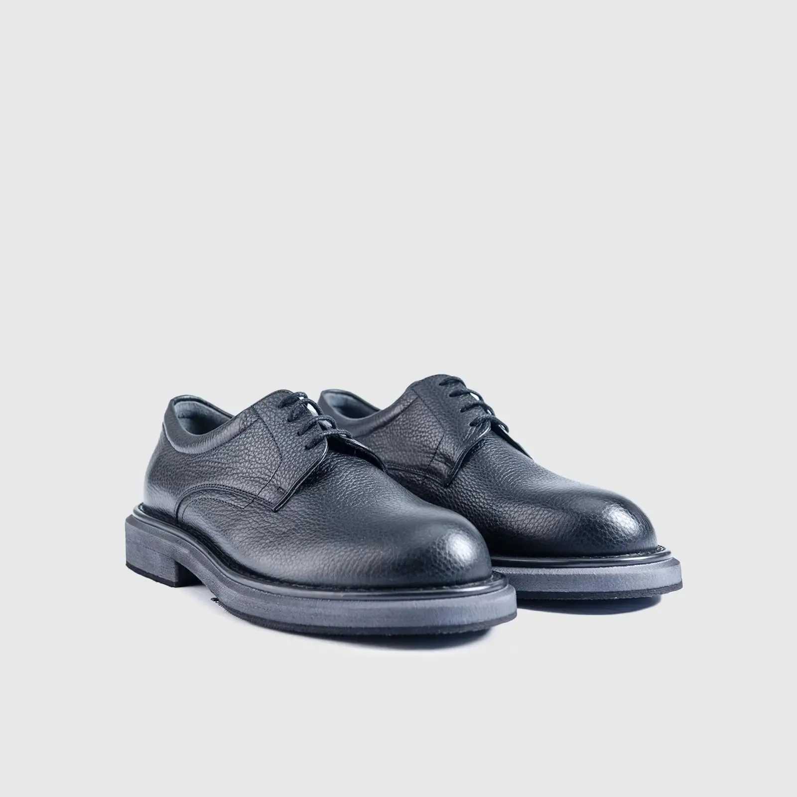 Statement Chunky Sole Oxfords 124-37 Black