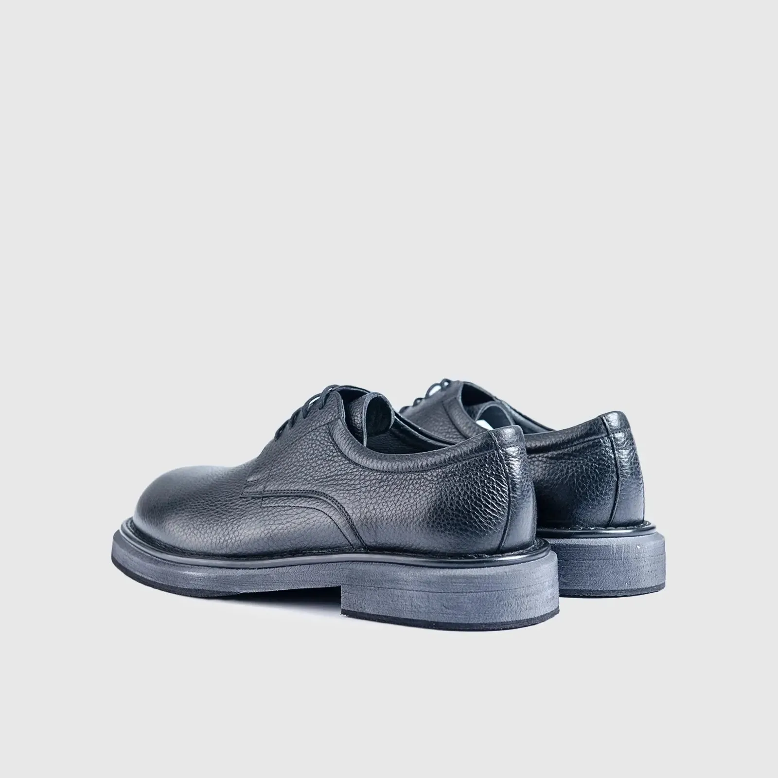 Statement Chunky Sole Oxfords 124-37 Black
