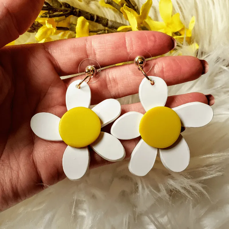 Statement Daisy Earrings