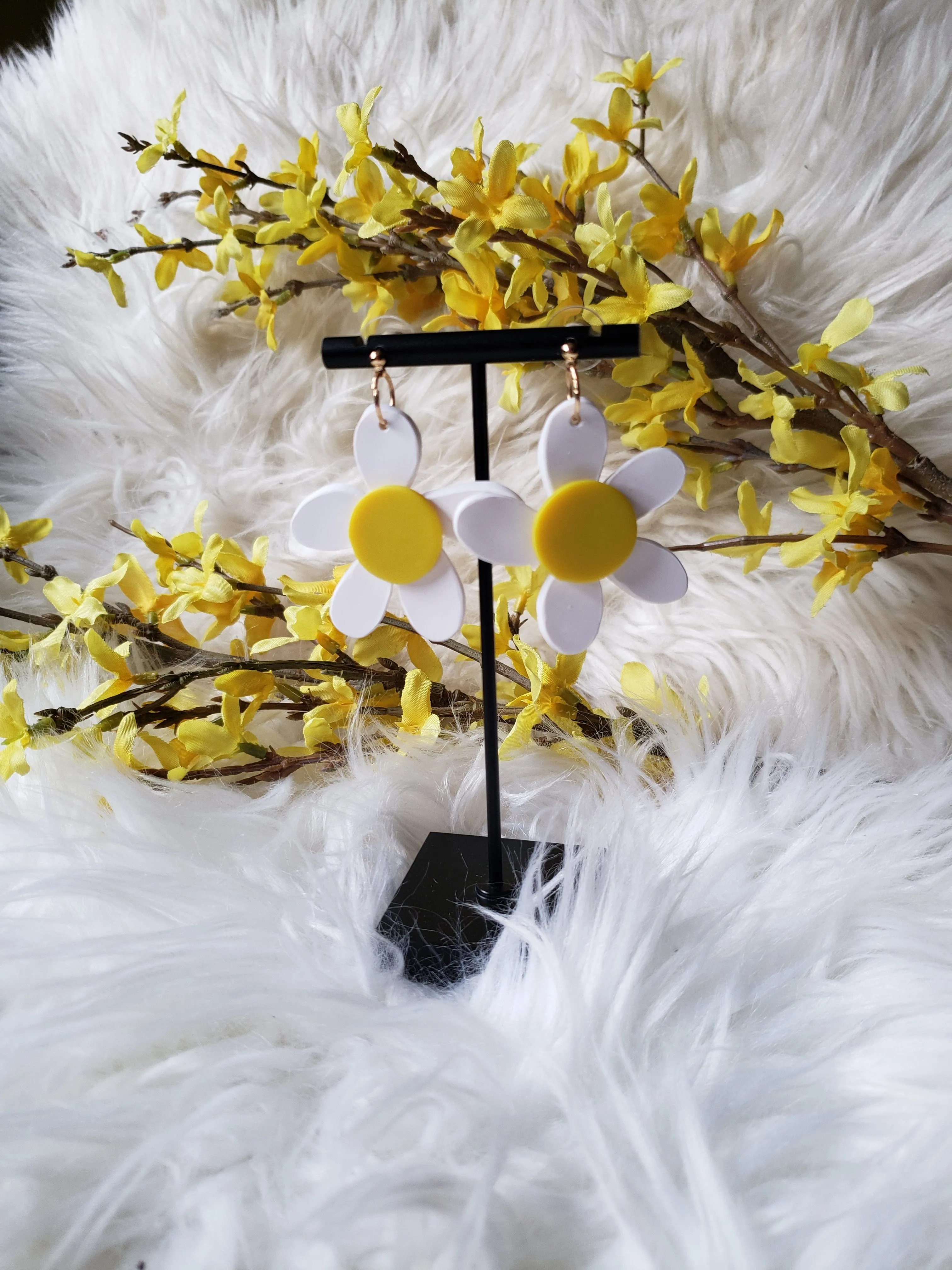 Statement Daisy Earrings