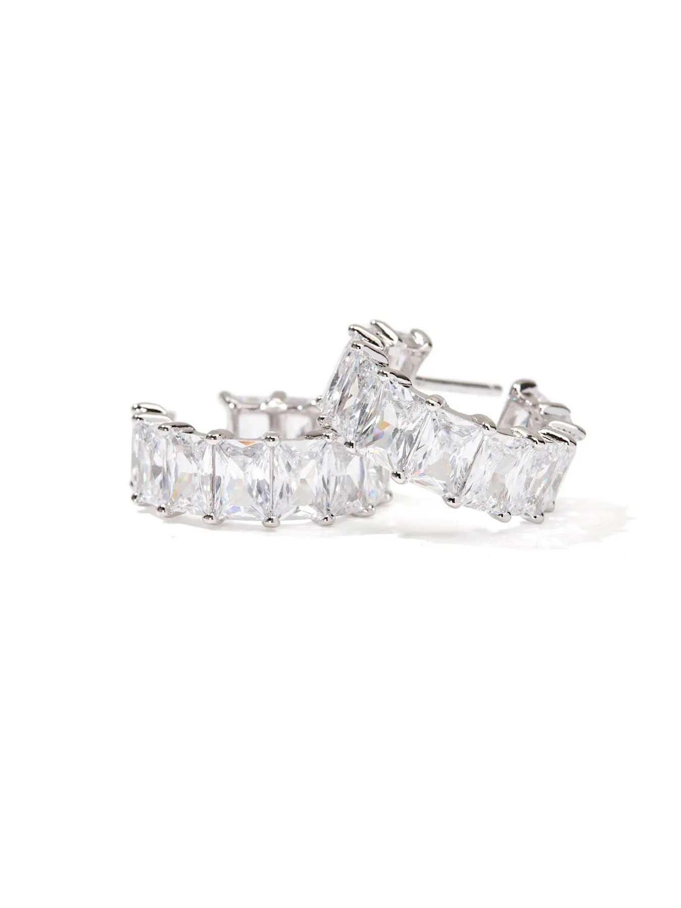 STATEMENT - Earrings • Color: White Gold