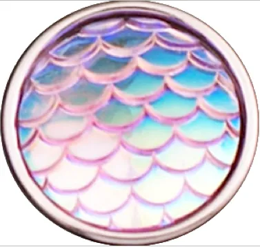 Statement Sparkle Mermaid Scales Snap