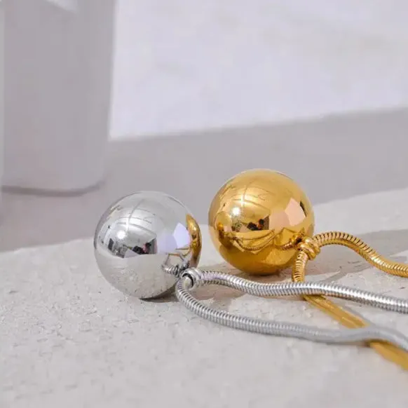 Statement Sphere Pendant Necklace