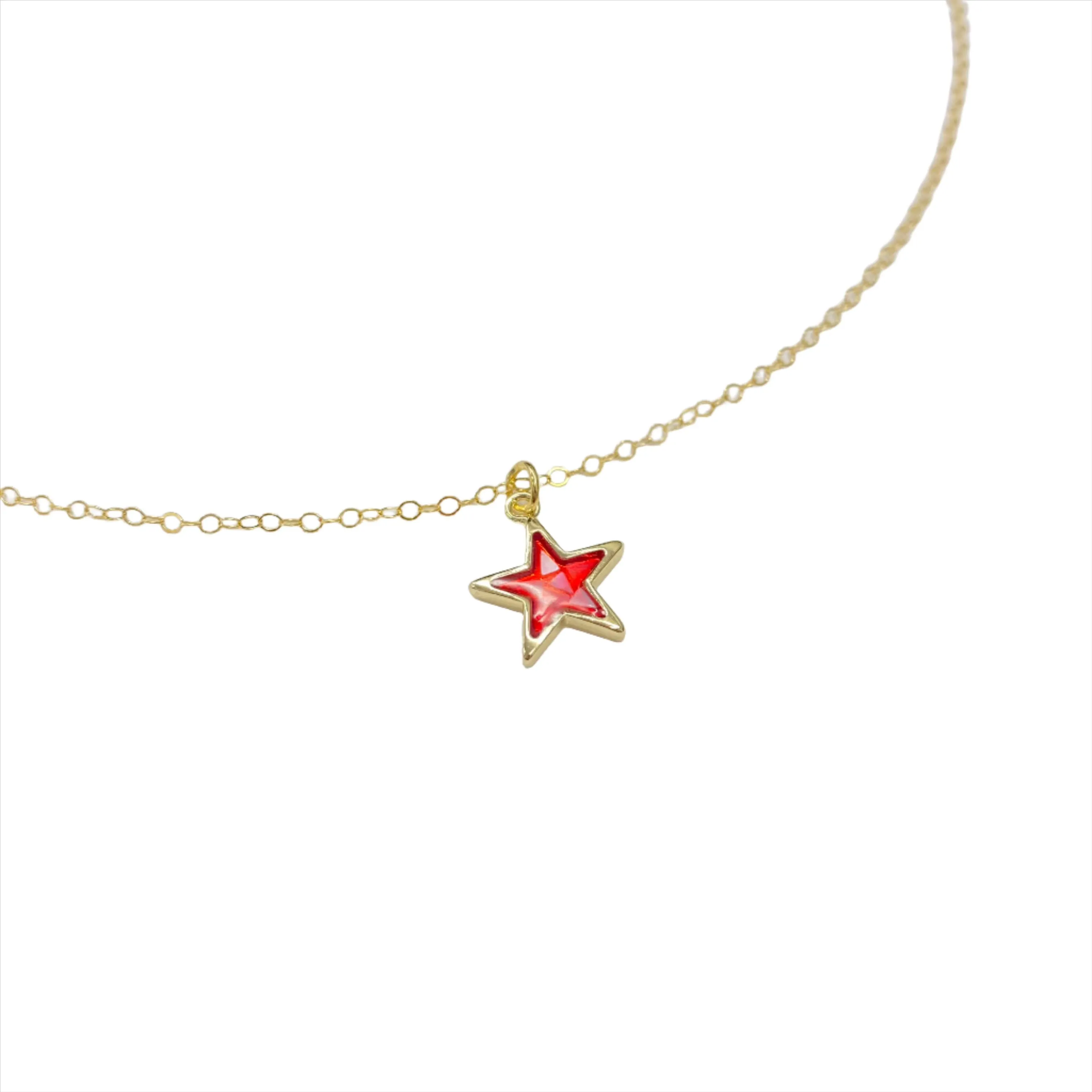 Stella Glistening Star Necklace | Gold