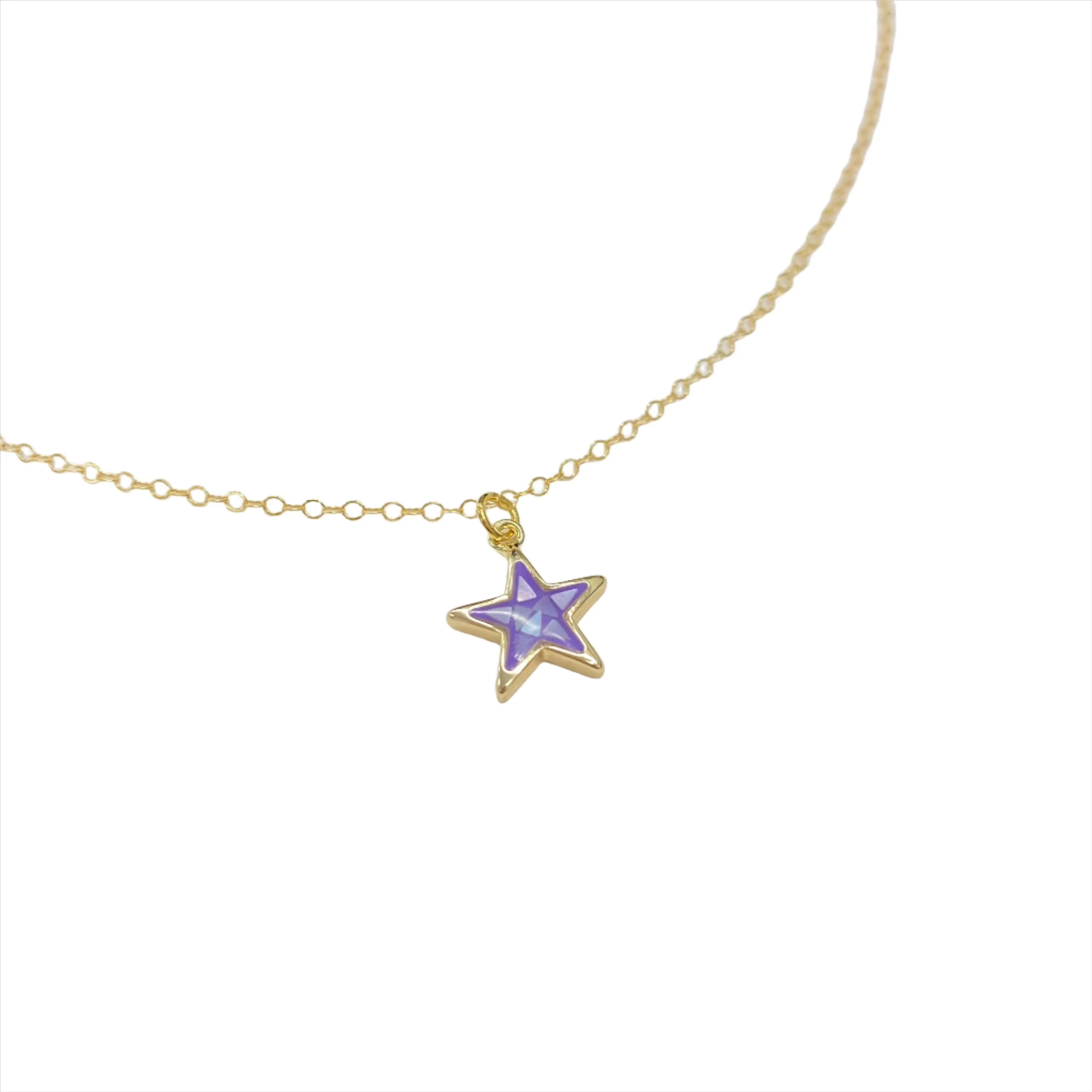 Stella Glistening Star Necklace | Gold