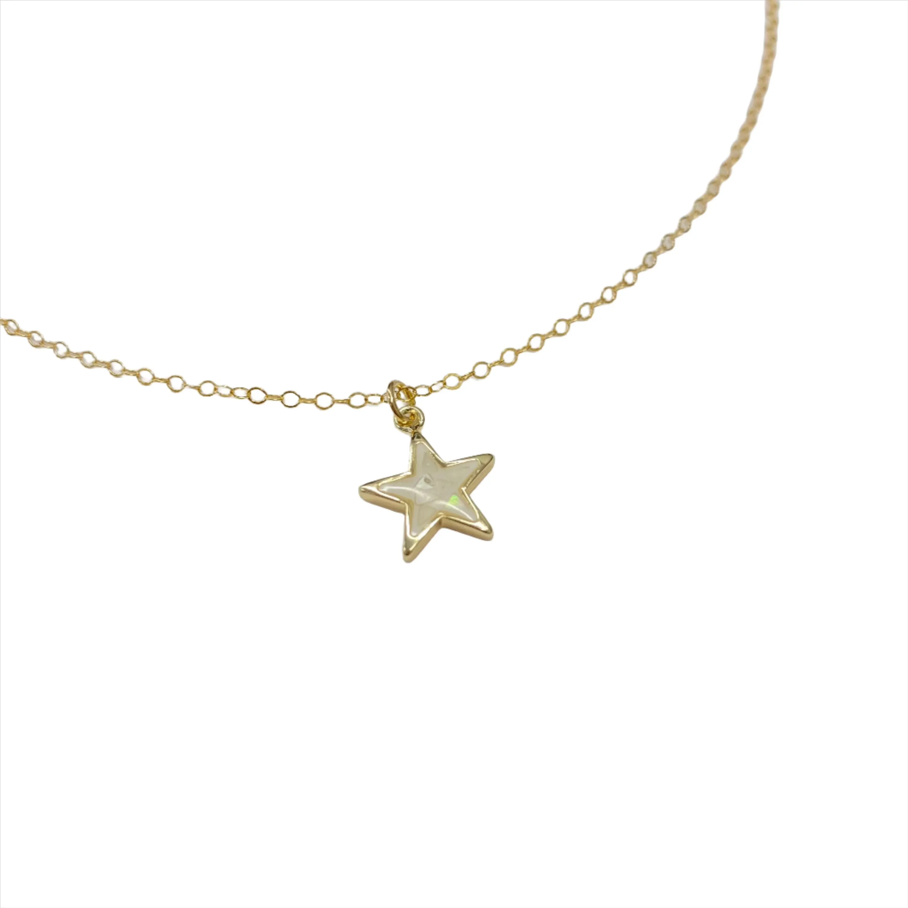 Stella Glistening Star Necklace | Gold