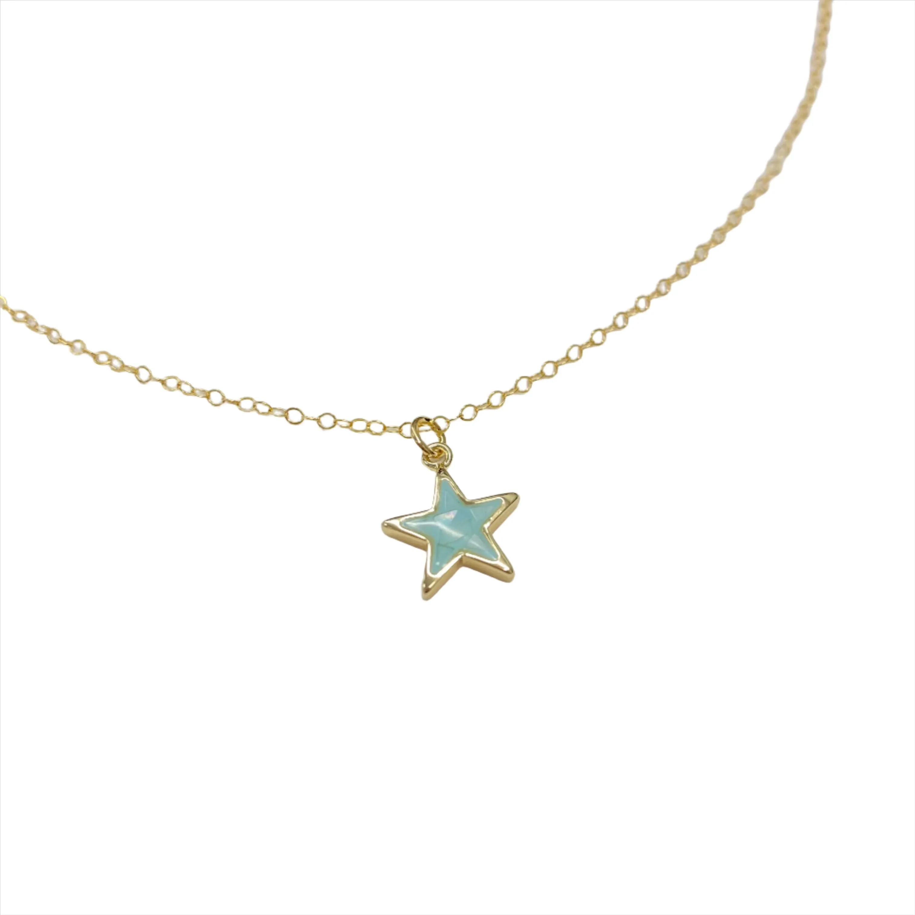 Stella Glistening Star Necklace | Gold
