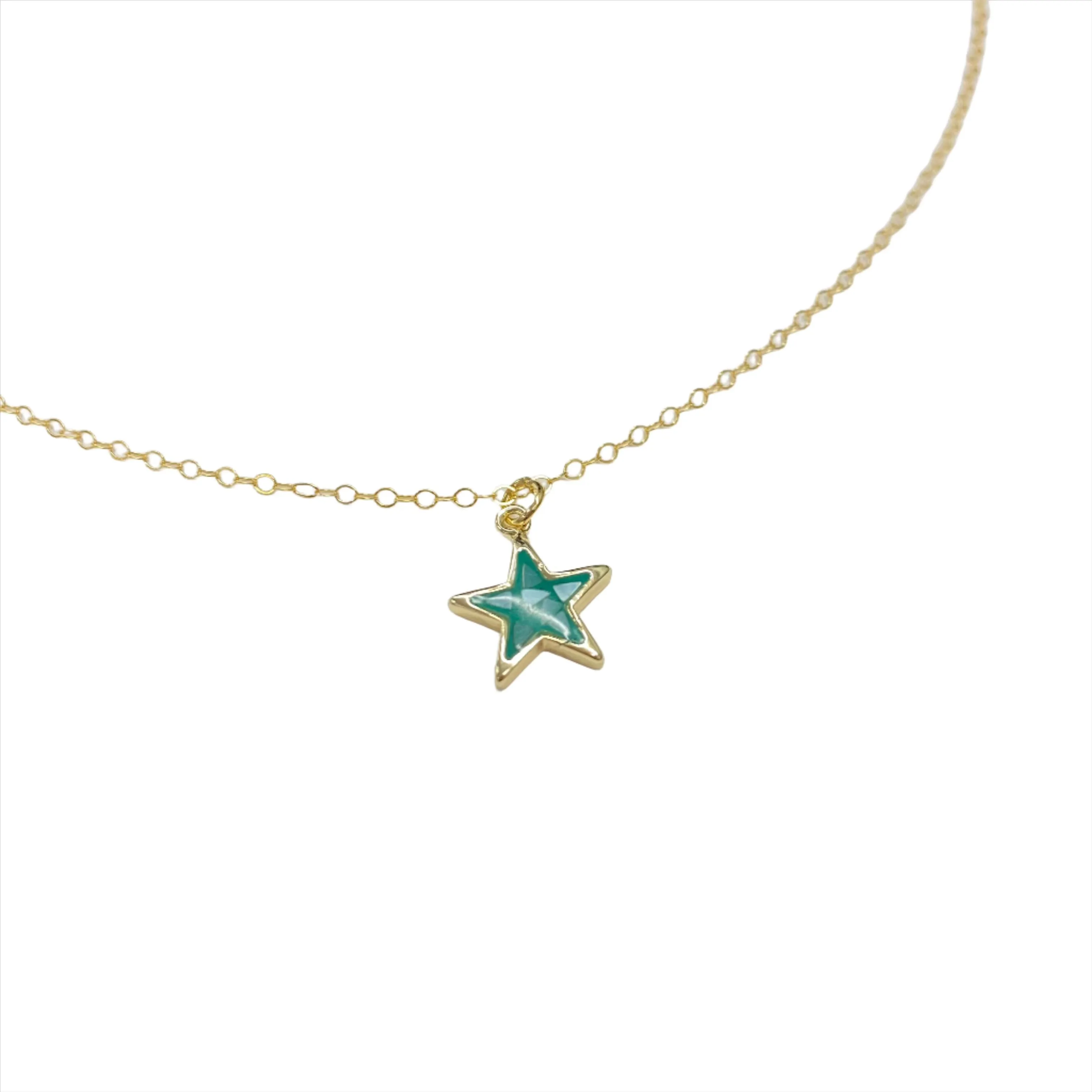 Stella Glistening Star Necklace | Gold