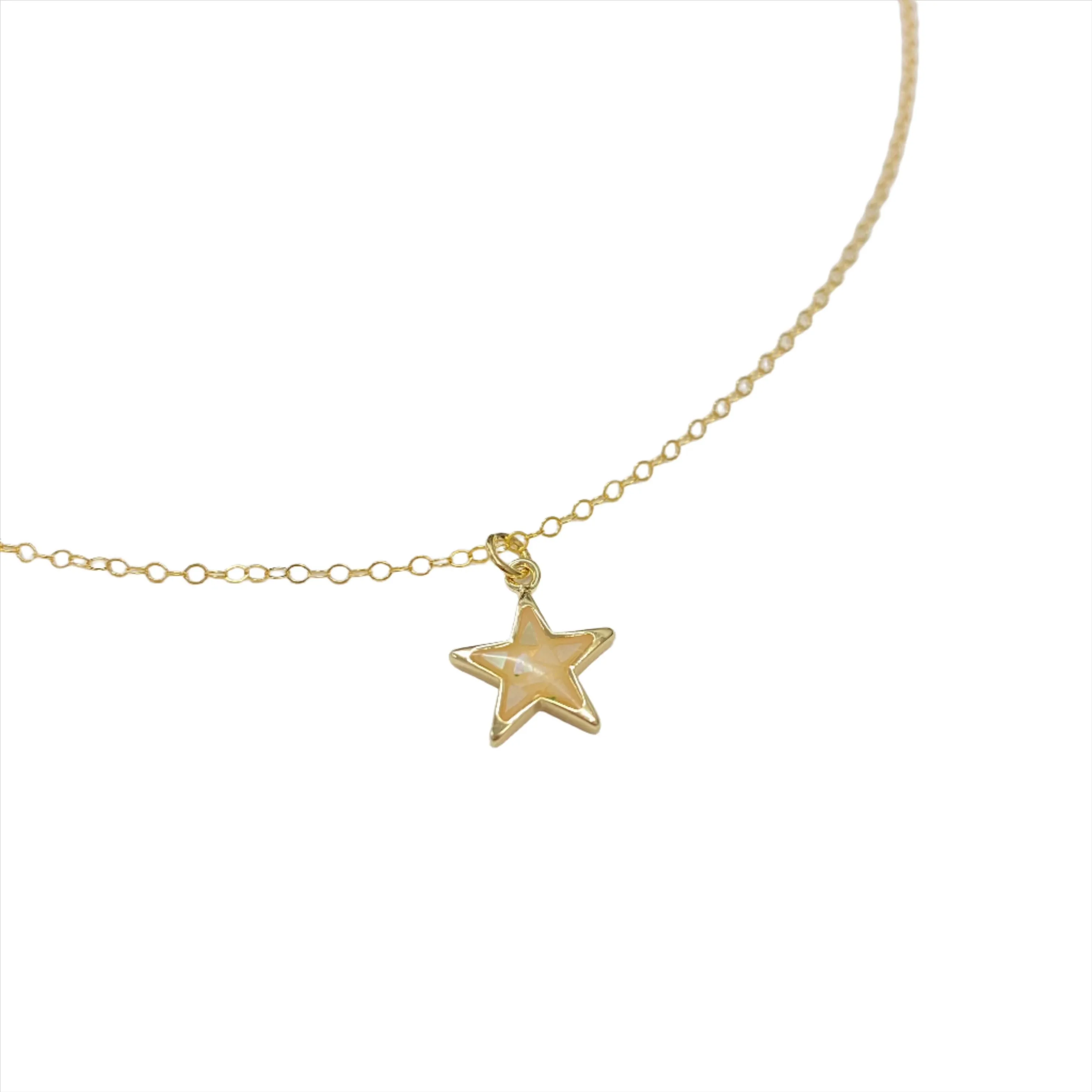 Stella Glistening Star Necklace | Gold