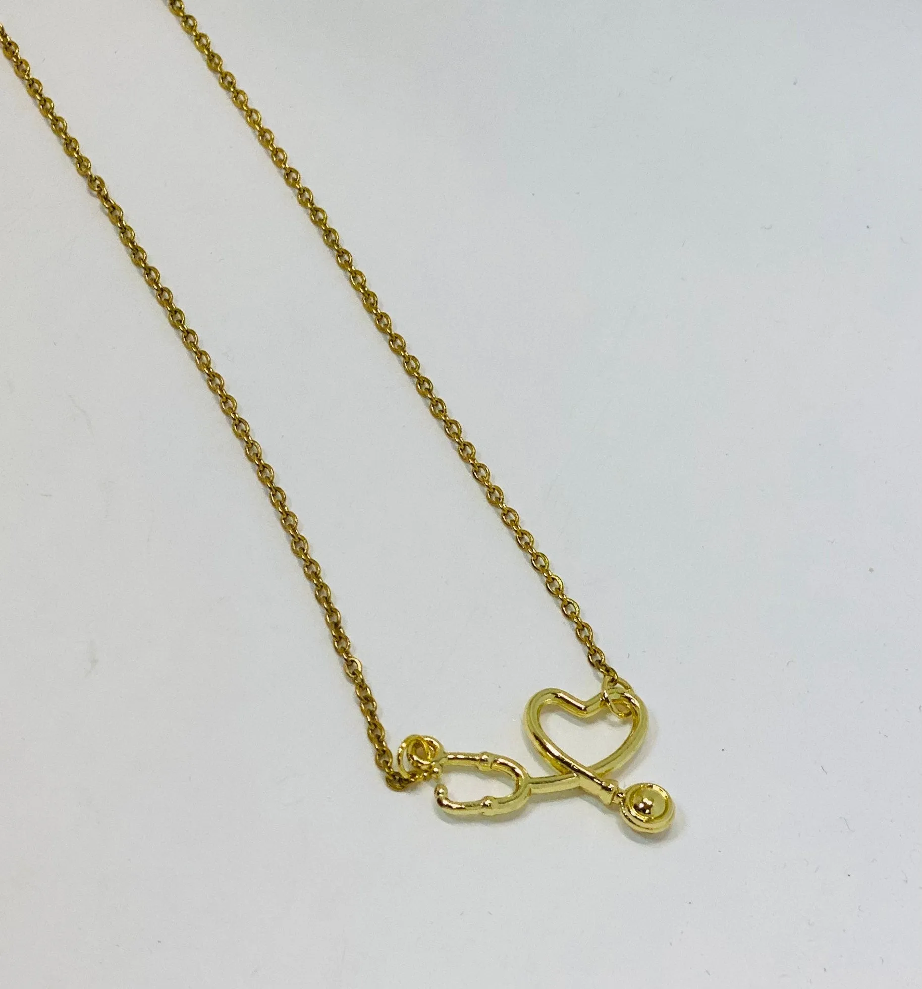 Stethoscope necklace, Gift for nurse, nurse gifts, gifts for nurses, RN gift, RN necklaces, healthcare worker gift, gift for her, thank you