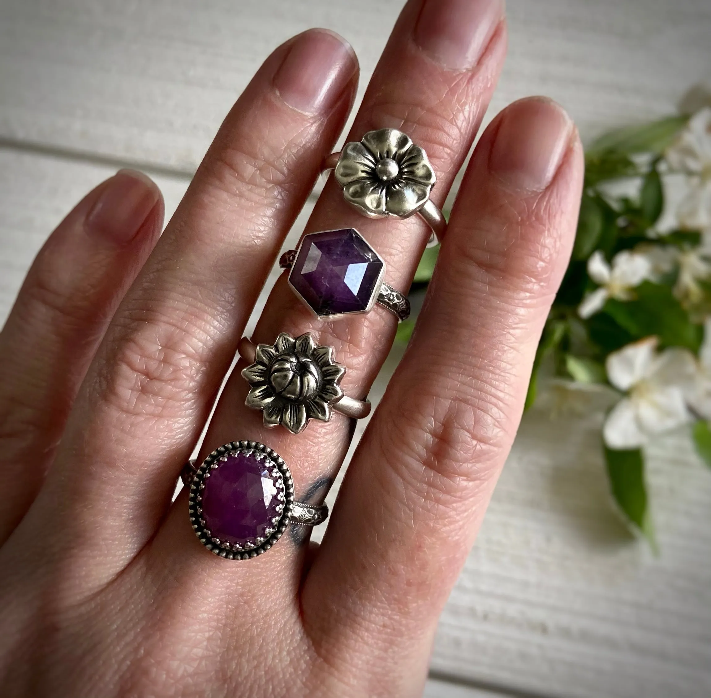 Straw Flower Ring