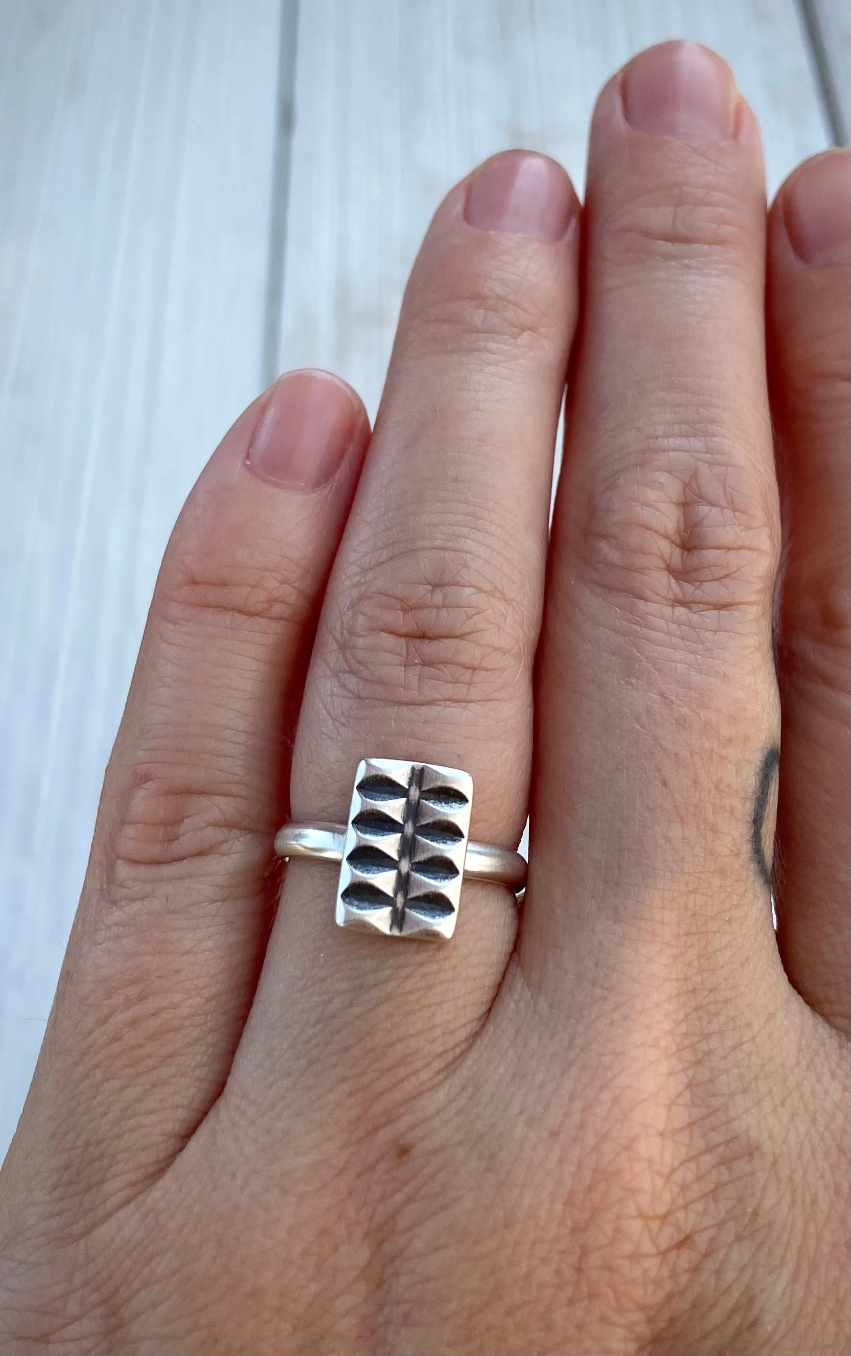 Studded Stacker Ring