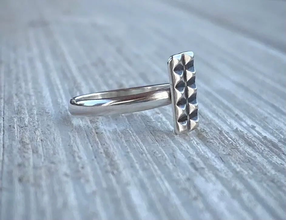 Studded Stacker Ring