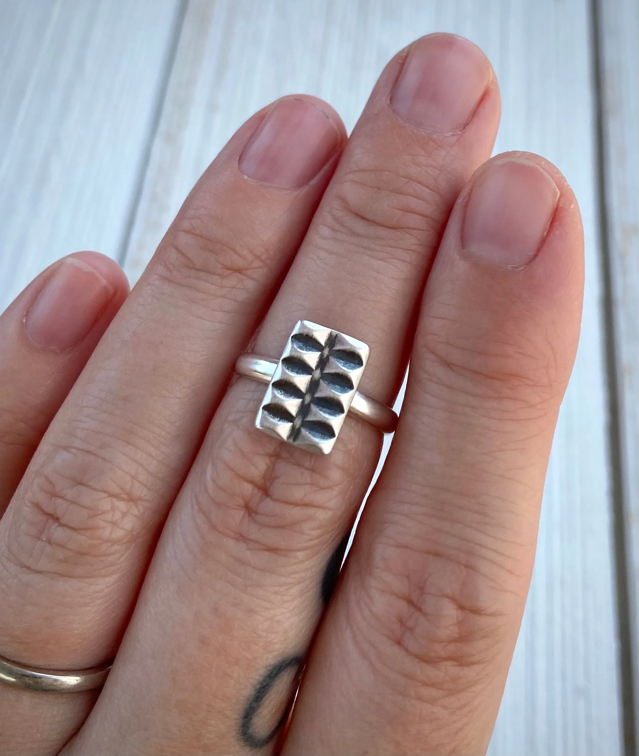 Studded Stacker Ring