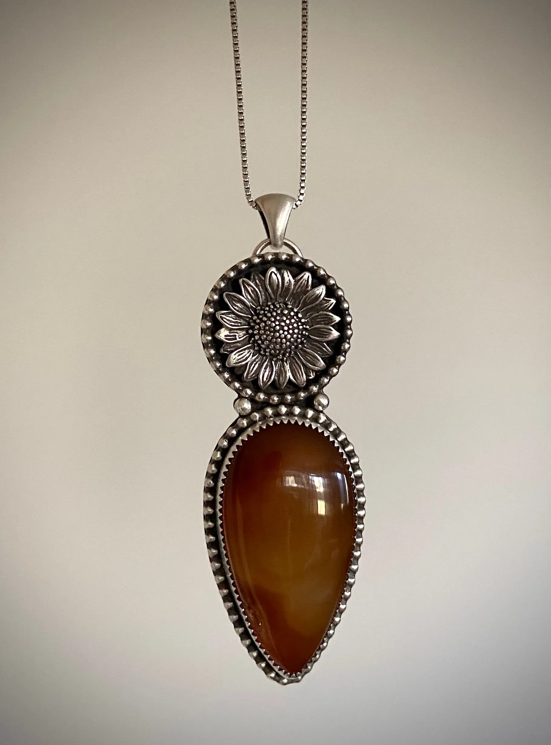 Sunflower Agate Pendant