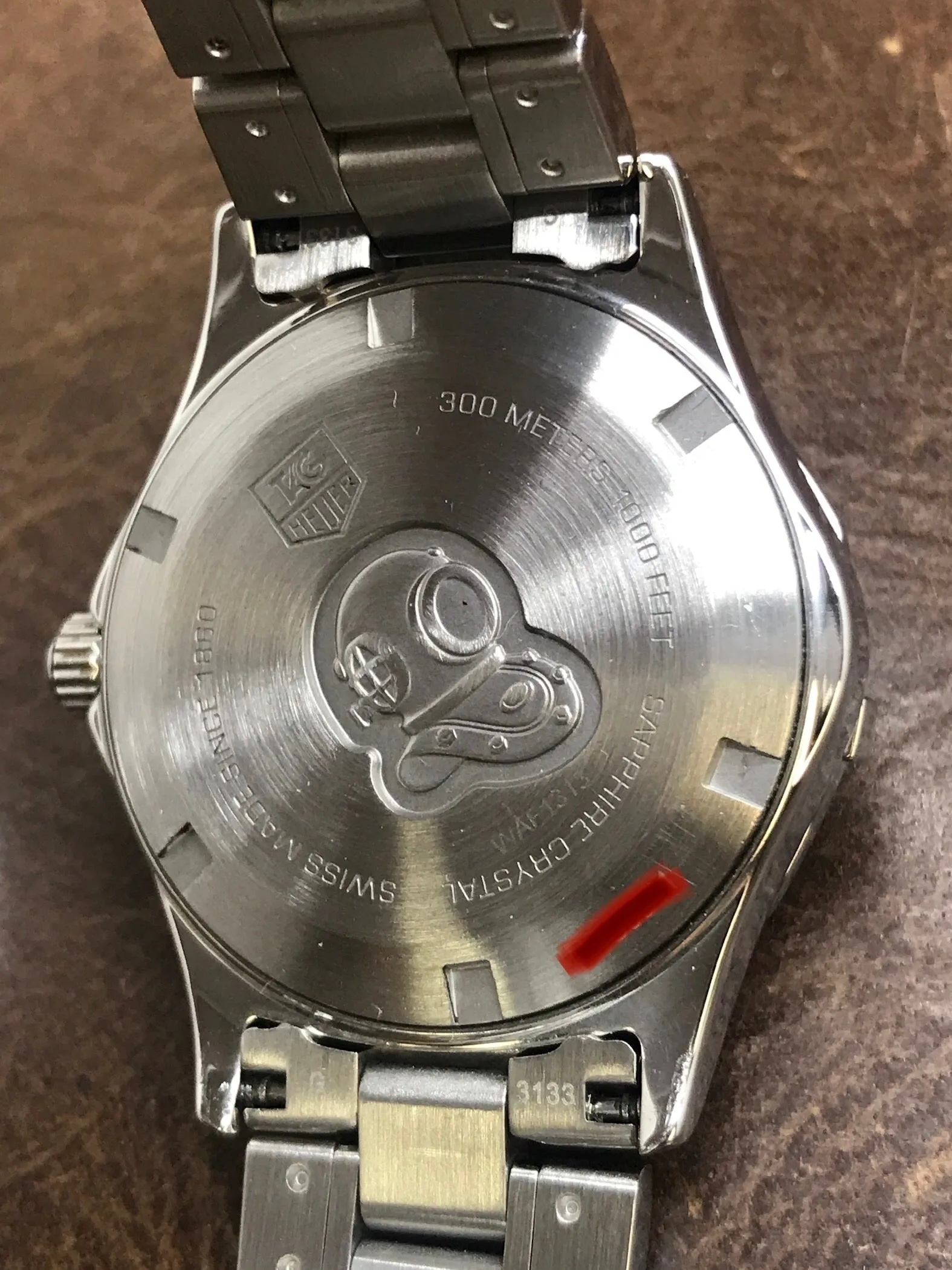 TAG Heuer Aquaracer WAF1313 MOP Diamond Dial Quartz Women's Watch