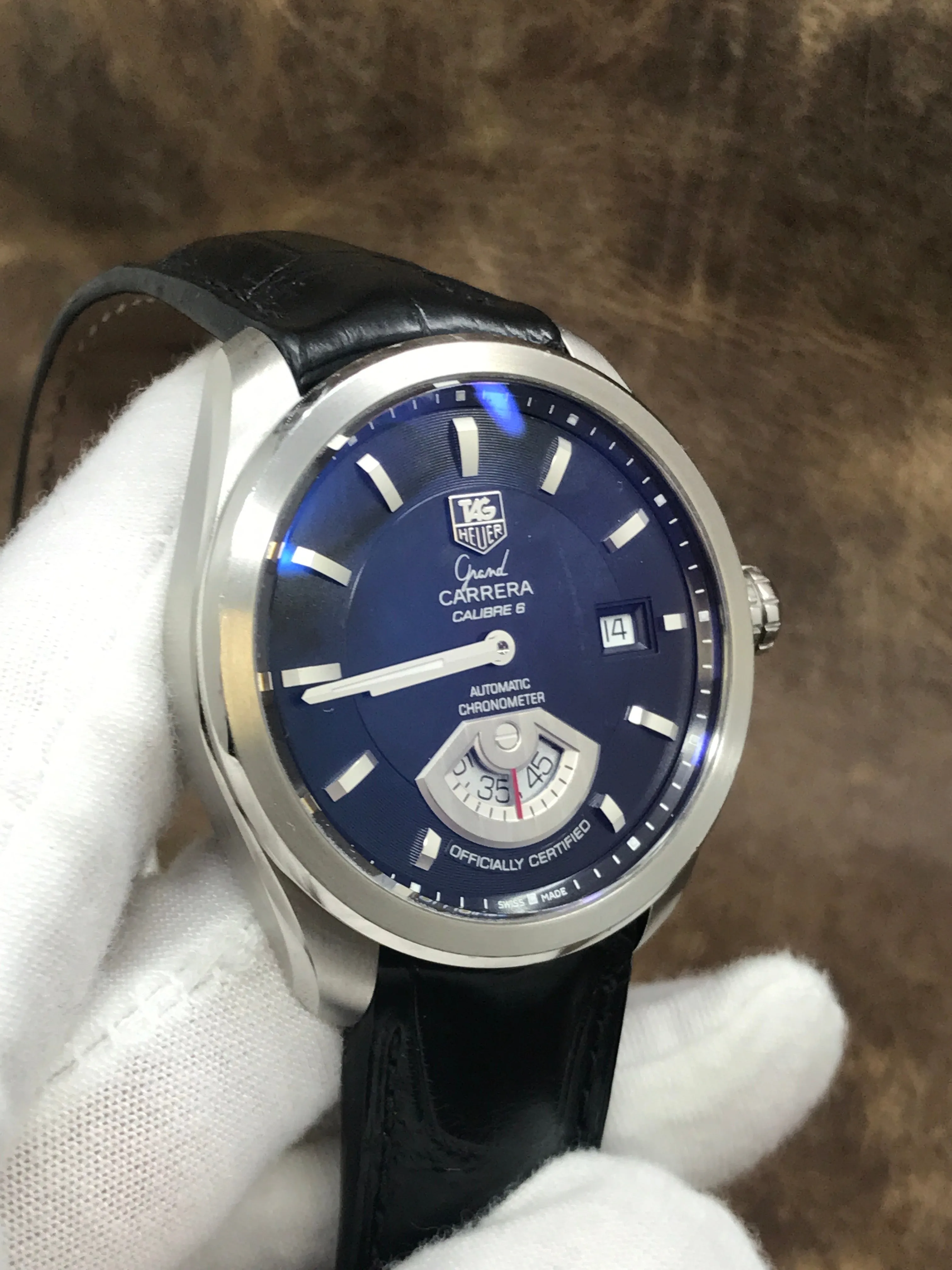 TAG Heuer Grand Carrera WAV511A Black Dial Automatic  Men's Watch