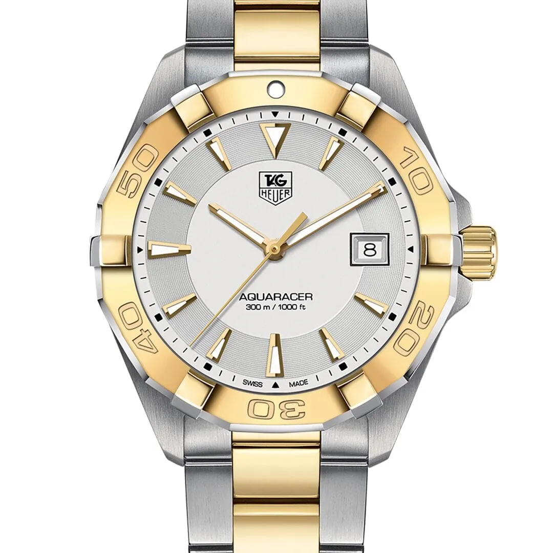 TAG Heuer Two-Tone 40.5mm Aquaracer Watch