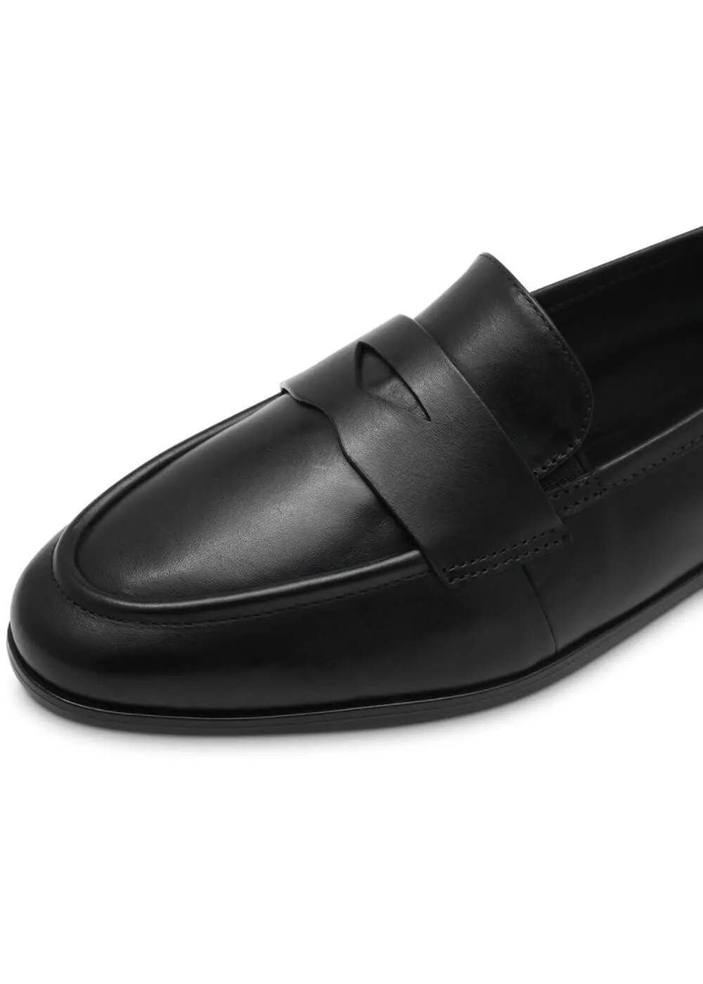 Tamaris Yvette Leather Loafers Black