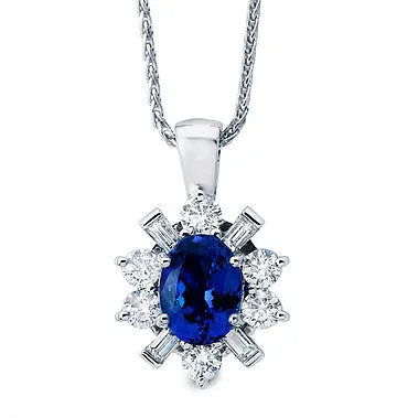 Tanzanite Pendant with Diamonds