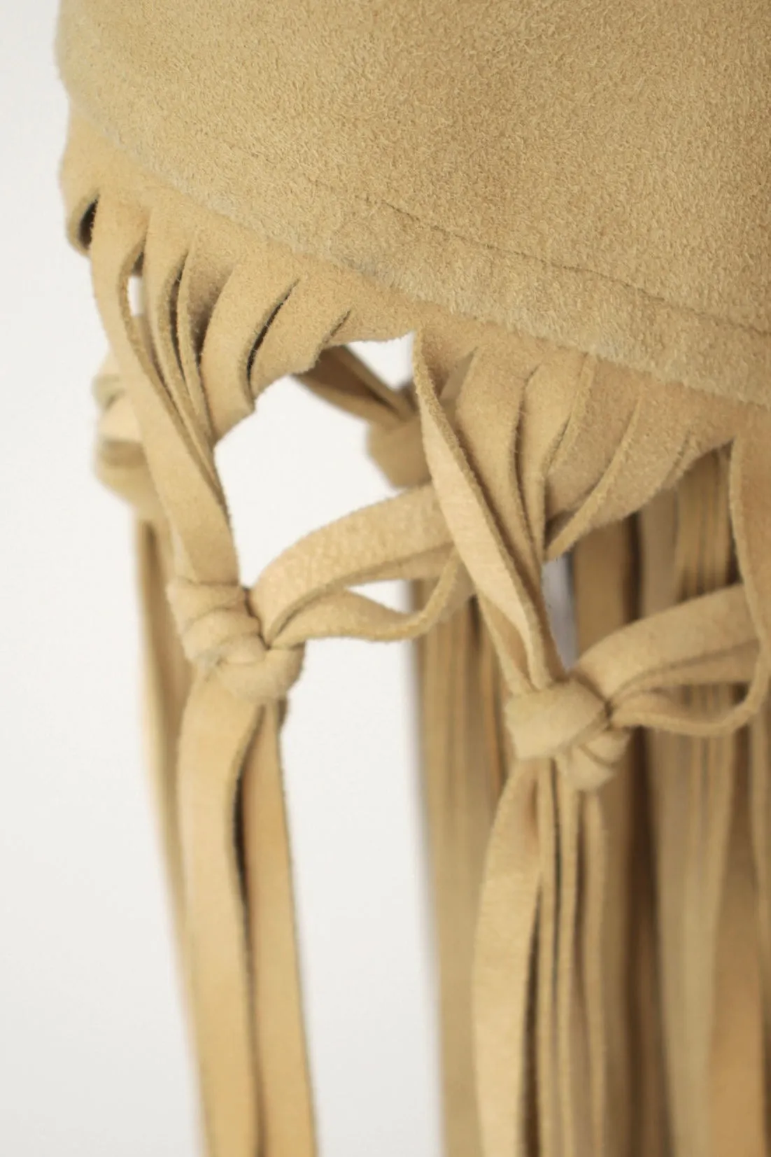 Tasha Polizzi Suede Fringe Poncho