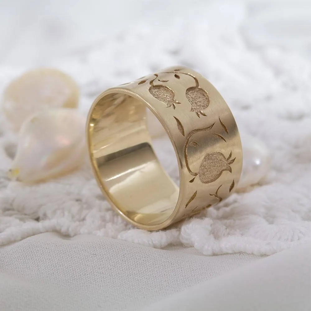 Tehilla - Pomegranate Ring