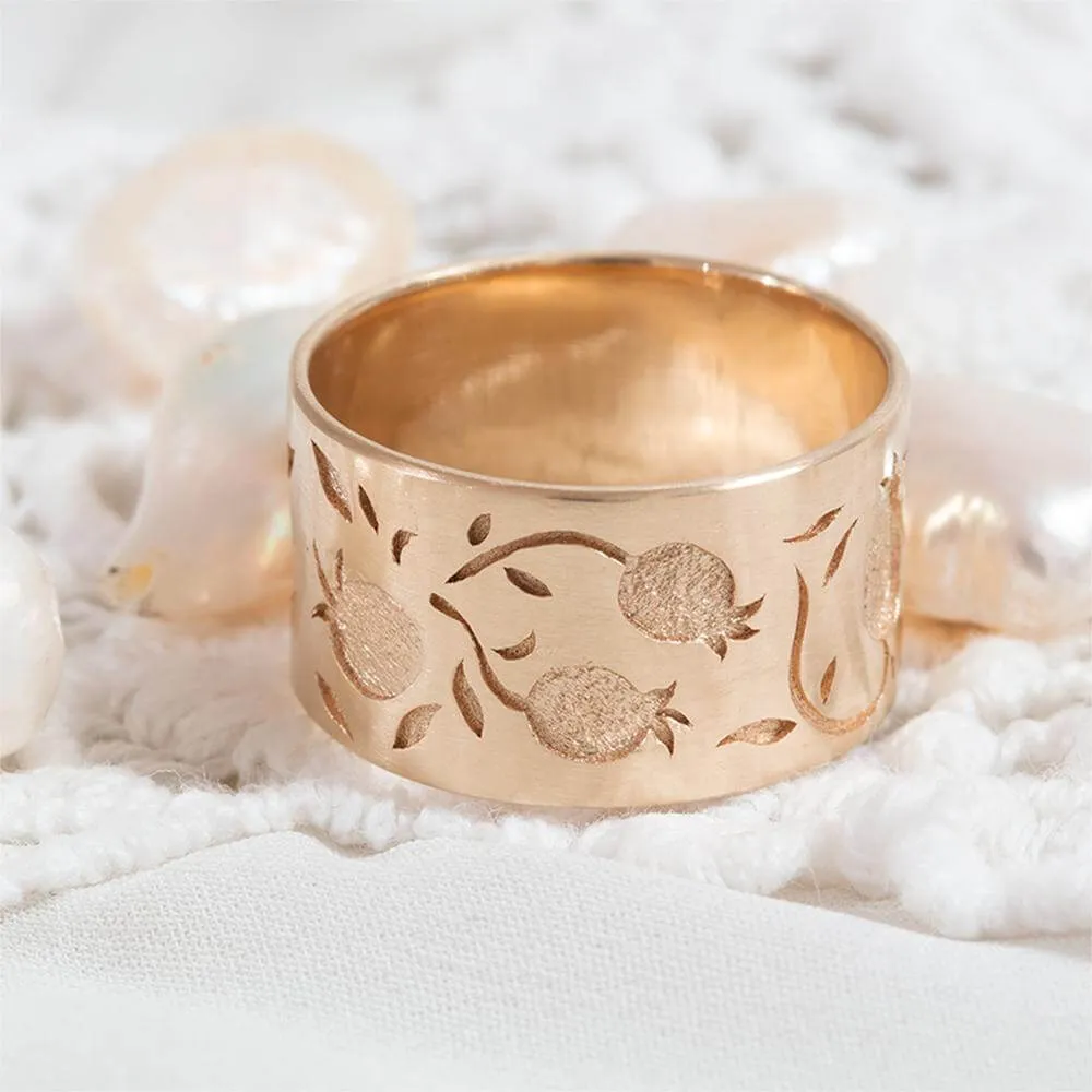 Tehilla - Pomegranate Ring