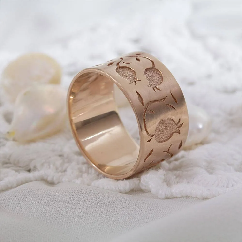 Tehilla - Pomegranate Ring