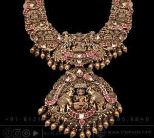 Temple Jewelry Antique Jewelry South Indian Jewelry 925 silver jewelry Gold jewelry designs Bridal Jewelry wedding Jewelry - SHABURIS