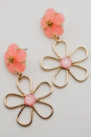 The Isabelle Double Flower Earring