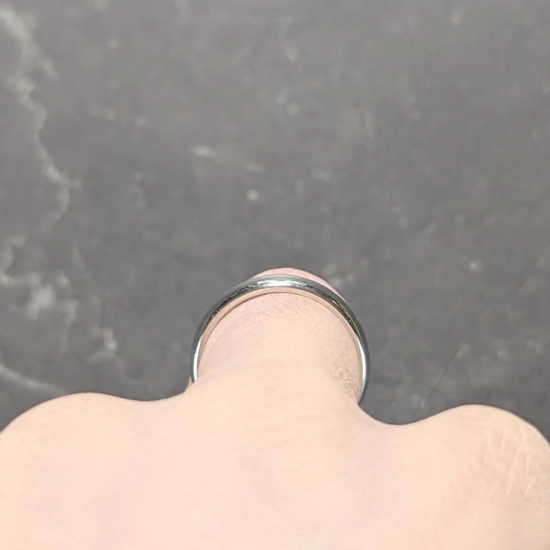 Tiffany & Co. 1990's Platinum 6.0 MM Vintage Forever Wedding Band Unisex Ring