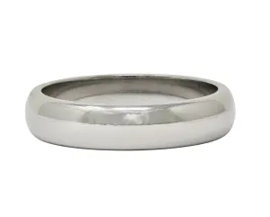 Tiffany & Co. 1990's Platinum 6.0 MM Vintage Forever Wedding Band Unisex Ring