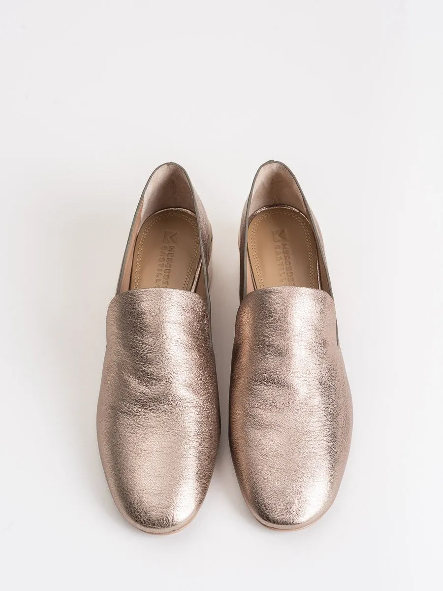 tillie loafer - pyrite metallic