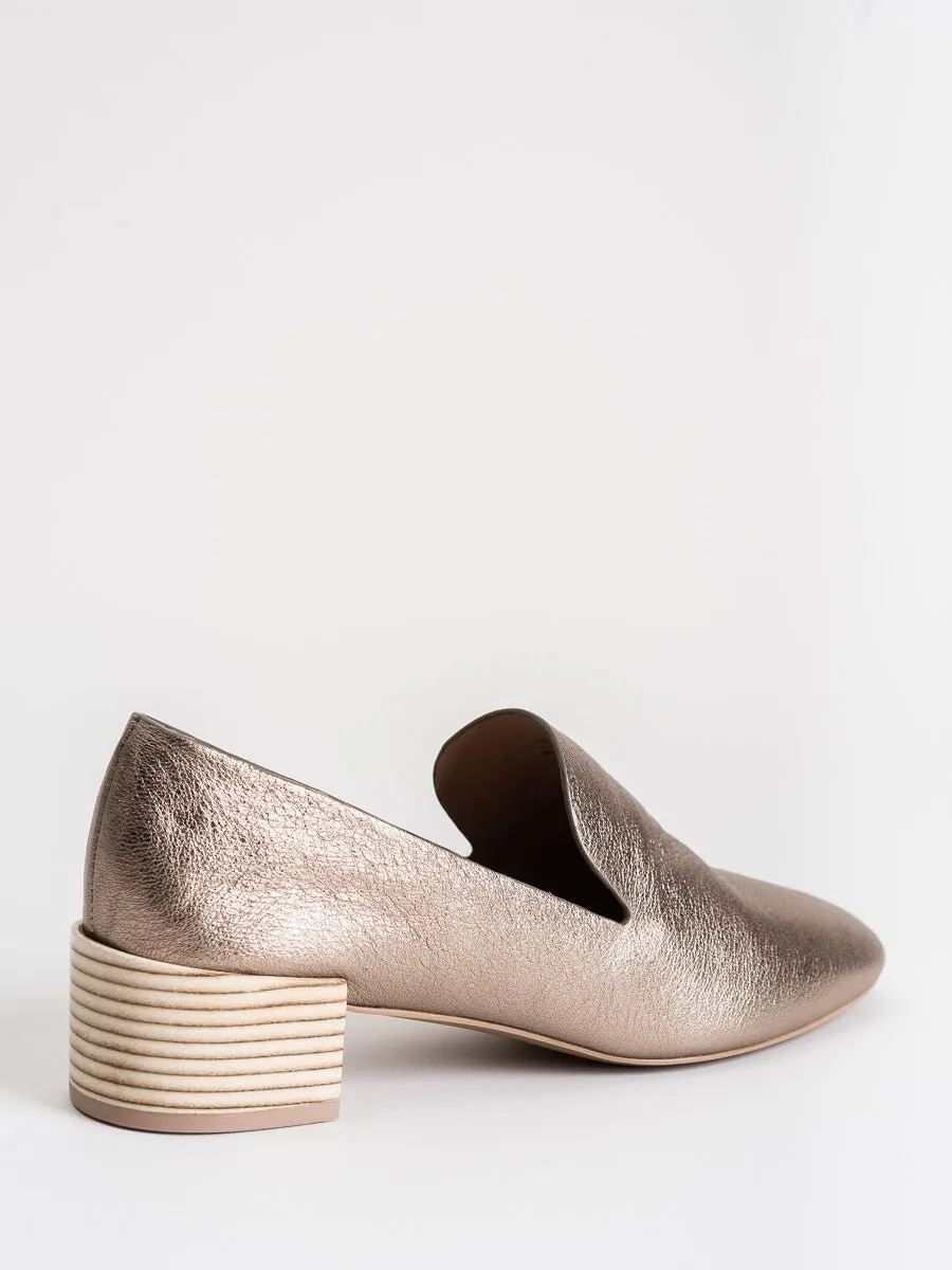 tillie loafer - pyrite metallic