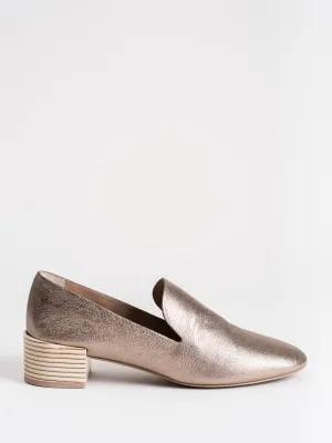 tillie loafer - pyrite metallic