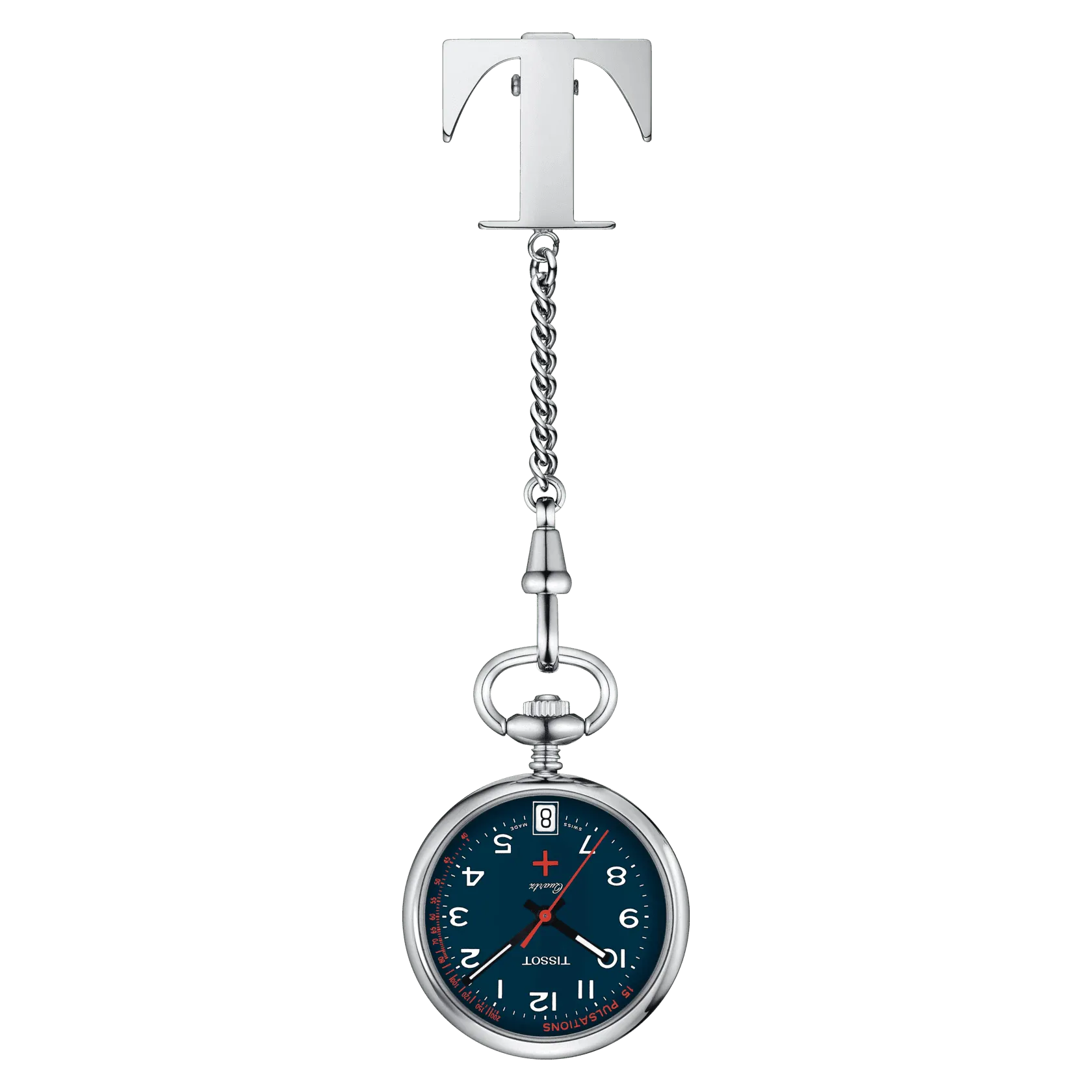Tissot Clock Infermères 30mm blue quartz steel t869.210.19.042.00