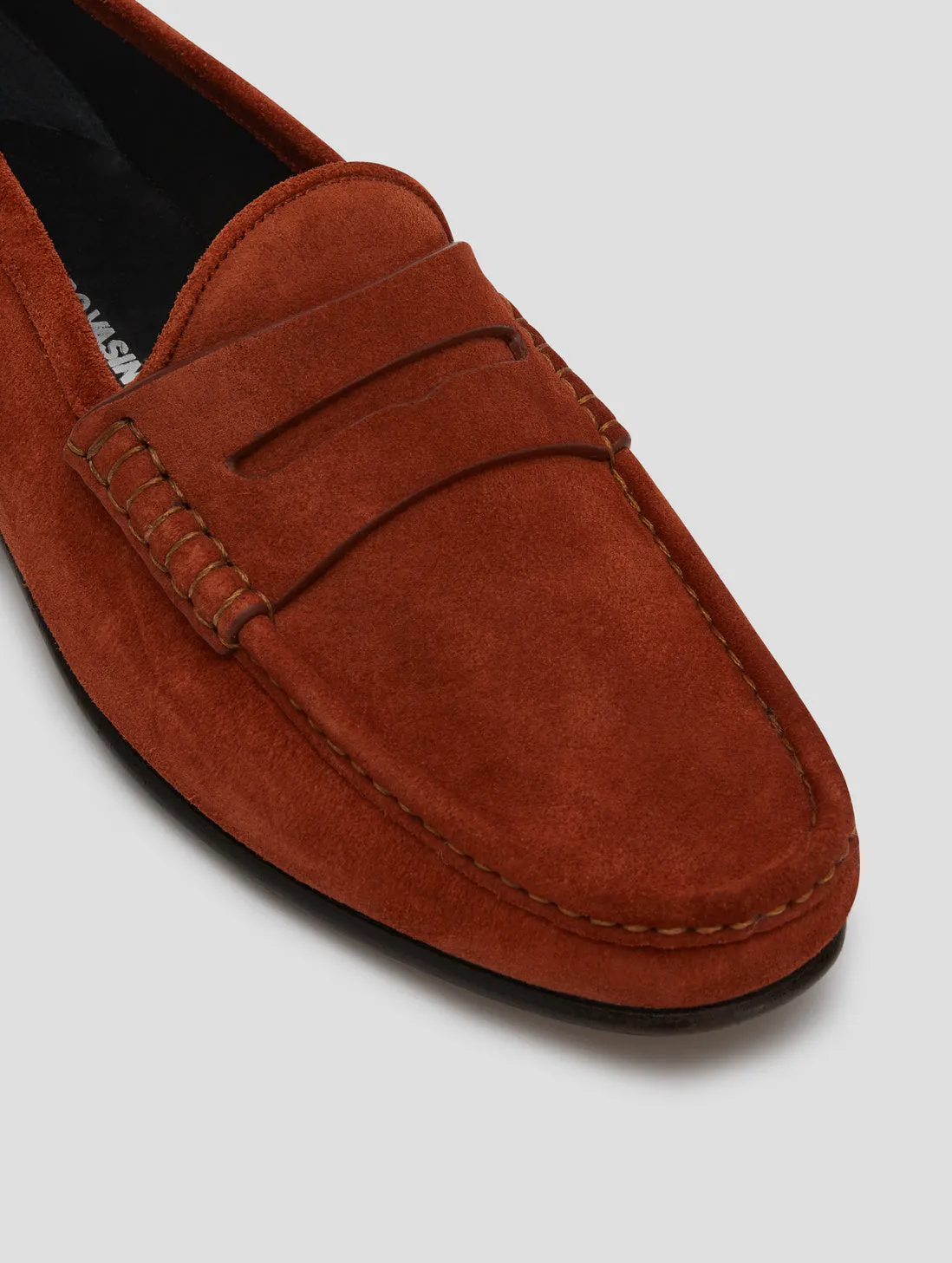 TONY PENNY LOAFER IN RUST SUEDE- Woman