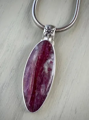 Tourmaline in Quartz Pendant