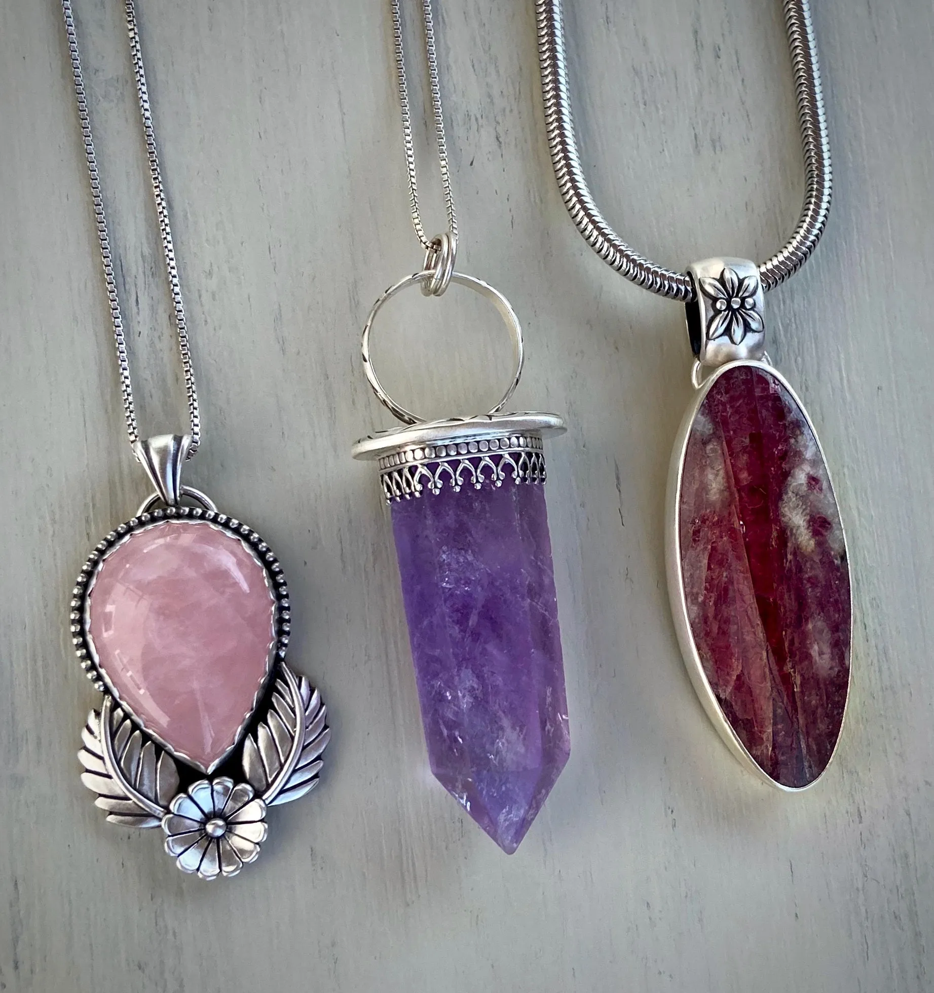 Tourmaline in Quartz Pendant