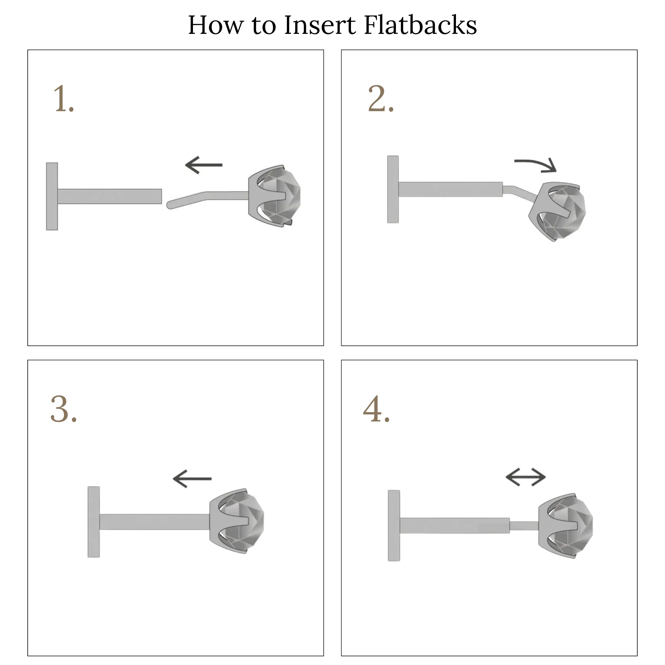 Trinity Flatback Stud