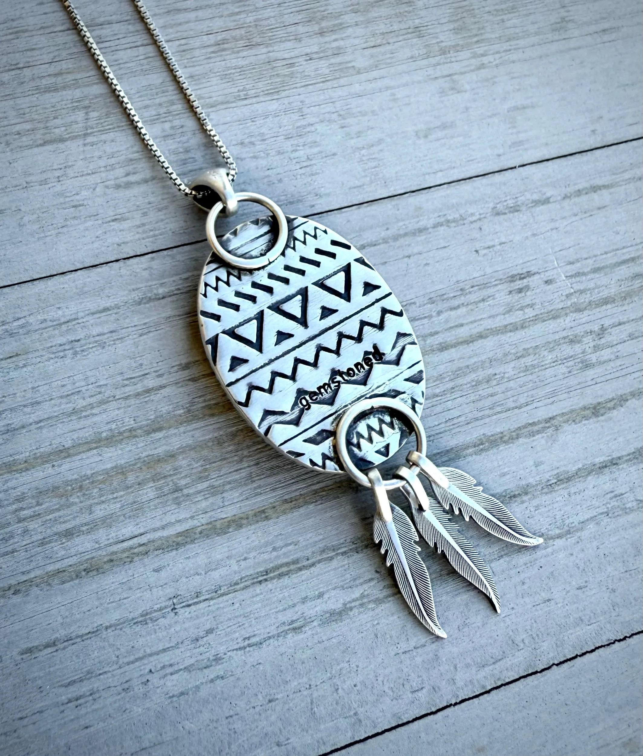 Turquoise Dreamcatcher Pendant