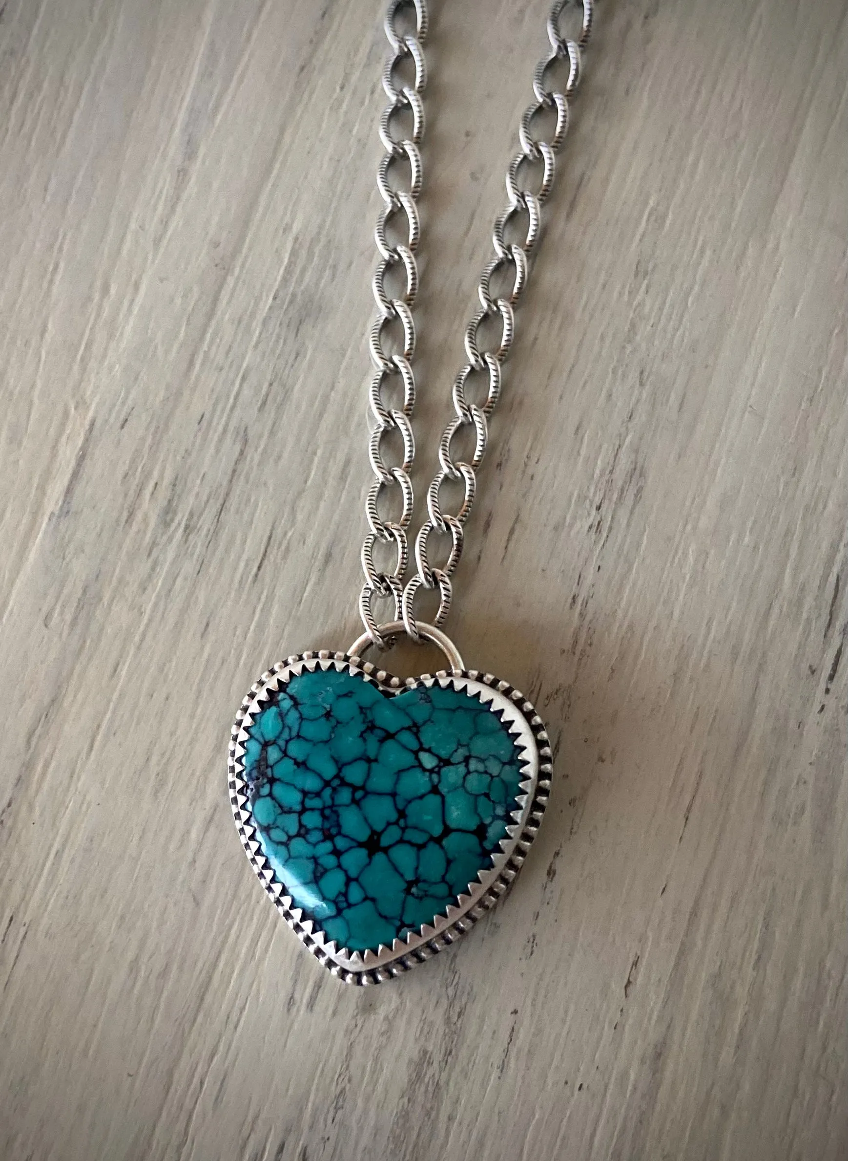 Turquoise Heart Necklace